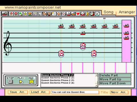 Mario Paint | Fatal Blooms in Moonlight - Kirby: Triple Deluxe