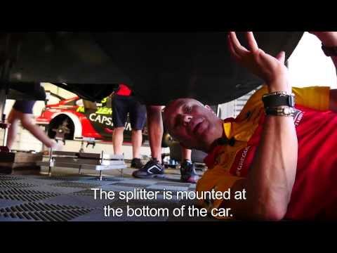 Splitter explained Coronel for a racecar FIA WTCC 2015
