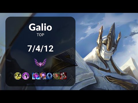 Galio vs Irelia TOP - KR MASTER Patch 15.2