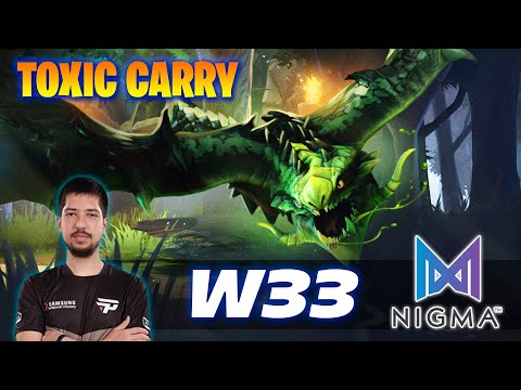 w33 Viper - Toxic Carry - Dota 2 Pro Gameplay [Watch & Learn]