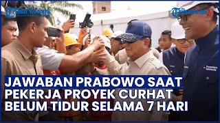 DIBALAS TERIAKAN 'HORAS'! Reaksi RI 1 saat Pekerja Proyek di Aceh Tamiang Curhat Belum Tidur 7 Hari