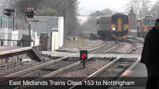 preview picture of video 'Class 144, 142  & 153 - Railway Trip to Mansfield - Part 4 -  Worksop Passenger Services'