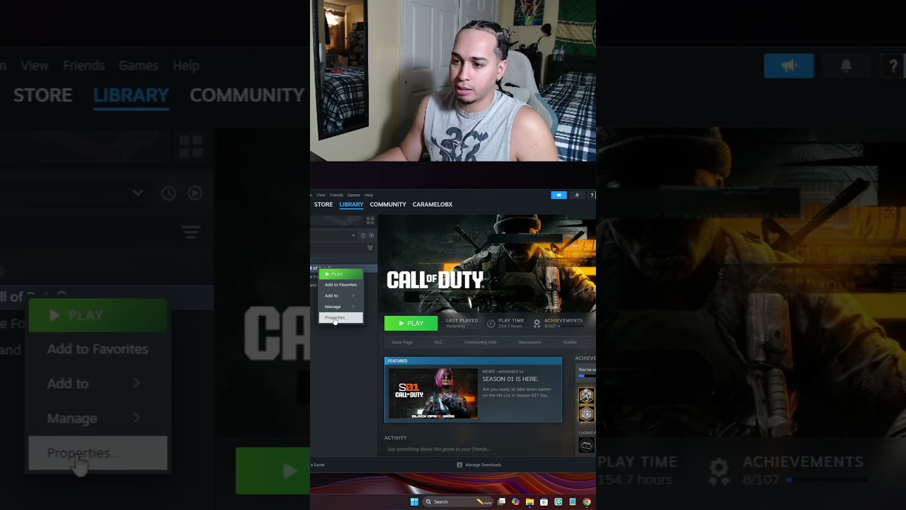 Quick FIX to Launch Call of Duty ON STEAM!