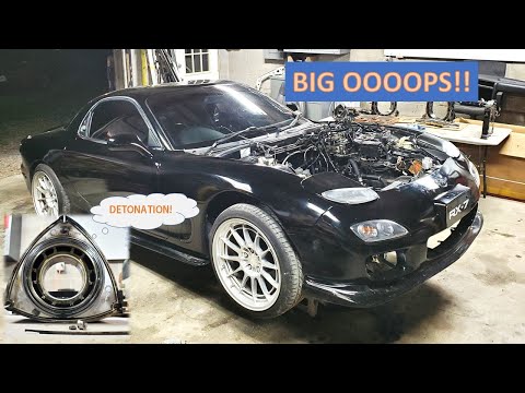 The Imported JDM FD RX7's Engine is TOAST - A LOT OF RUINED PARTS