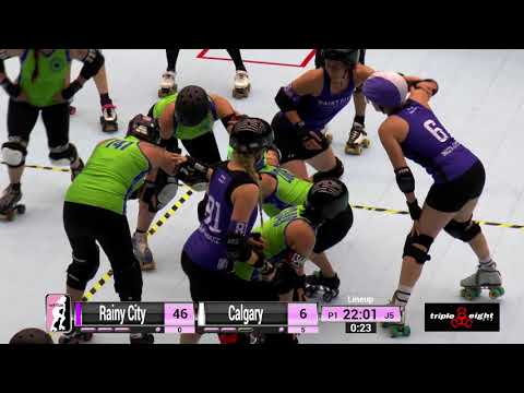 2017 International WFTDA D1 Playoffs: Malmö - Game 3: Rainy City vs Calgary