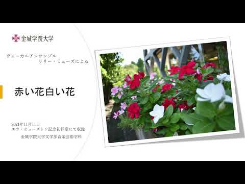音楽芸術学科 赤い花白い花（金城学院大学文学部音楽芸術学科ヴォーカルアンサンブルリリーミューズ）