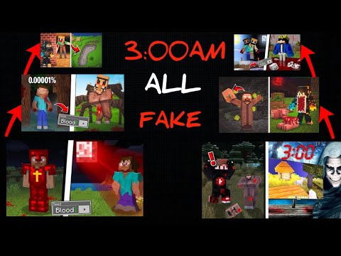 Testing YouTuber Minecraft Fake Videos