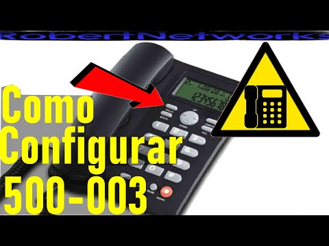 Configurar Telefono Unilínea VZComm 500-003 Hora Alarma Fecha Todos Los Menús - RobertNetworks