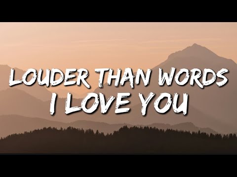 Sia ft  Damian Marley  – Louder Than Words “I Love You” (Lyrics)