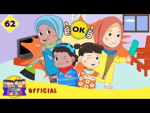 Nisa Membantu Membersihkan Rumah - Syifa Si Pemalas - Jamal Laeli Series Official