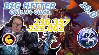 Big Hitter 2H Obliteration Frost DK M+ Guide (Dragonflight 10.0)