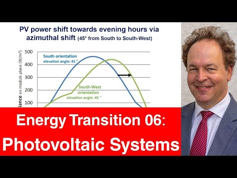 Lecture 06 Energy Transition - Photovoltaic Systems (PV part 2)
