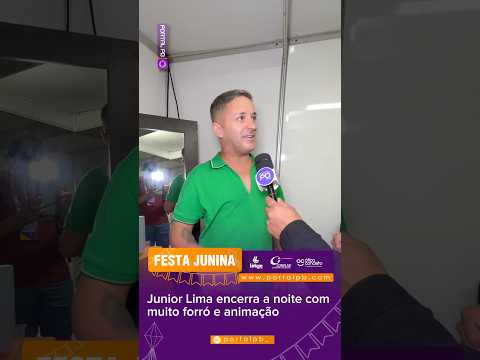 Entrevista com o cantor Júnior Lima na Tradicional Festa Junina de Riacho de Santo Antônio