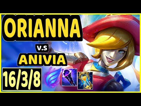 NOMANZ (ORIANNA) vs ANIVIA - 16/3/8 KDA MID GAMEPLAY - EUW Ranked MASTER