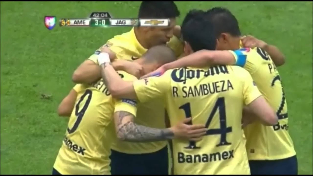 America vs Jaguares de Chiapas 5-0 Jornada 6 Claus...