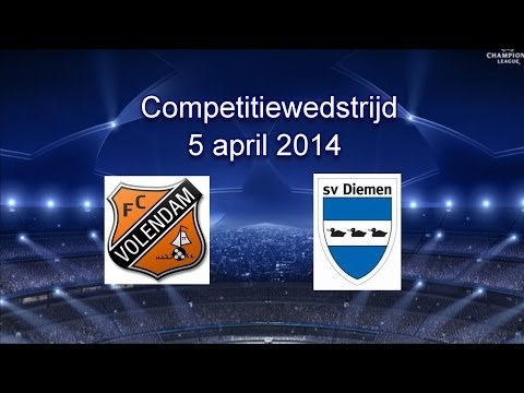 Volendam F1 - Diemen F1 (april 2014)