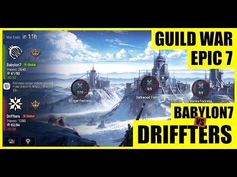 [ENG] Epic 7 - Guild War - Babylon7 vs. Driffters (2025-07-16)