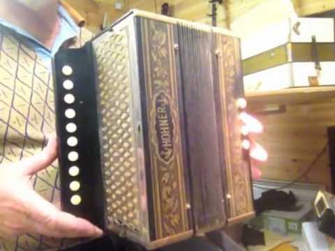 Hohner C Pokerwork button accordion #3 (sold)