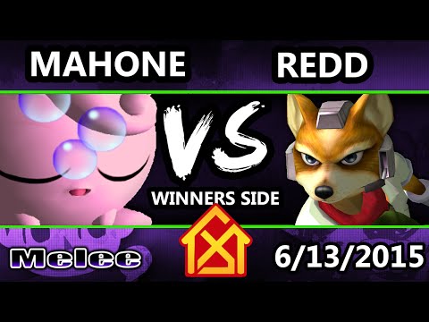 DTH - VGBC | Redd (Fox) Vs. Mahone (Jigglypuff) SSBM Tournament - Smash Melee