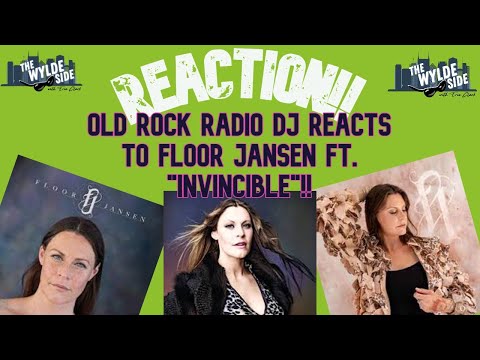 [REACTION!!] Old Rock Radio DJ REACTS to FLOOR JANSEN ft. "Invincible" (Official)