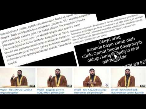 Useyd Turabov : " Veysələ haqqımı halal edirəm ... "