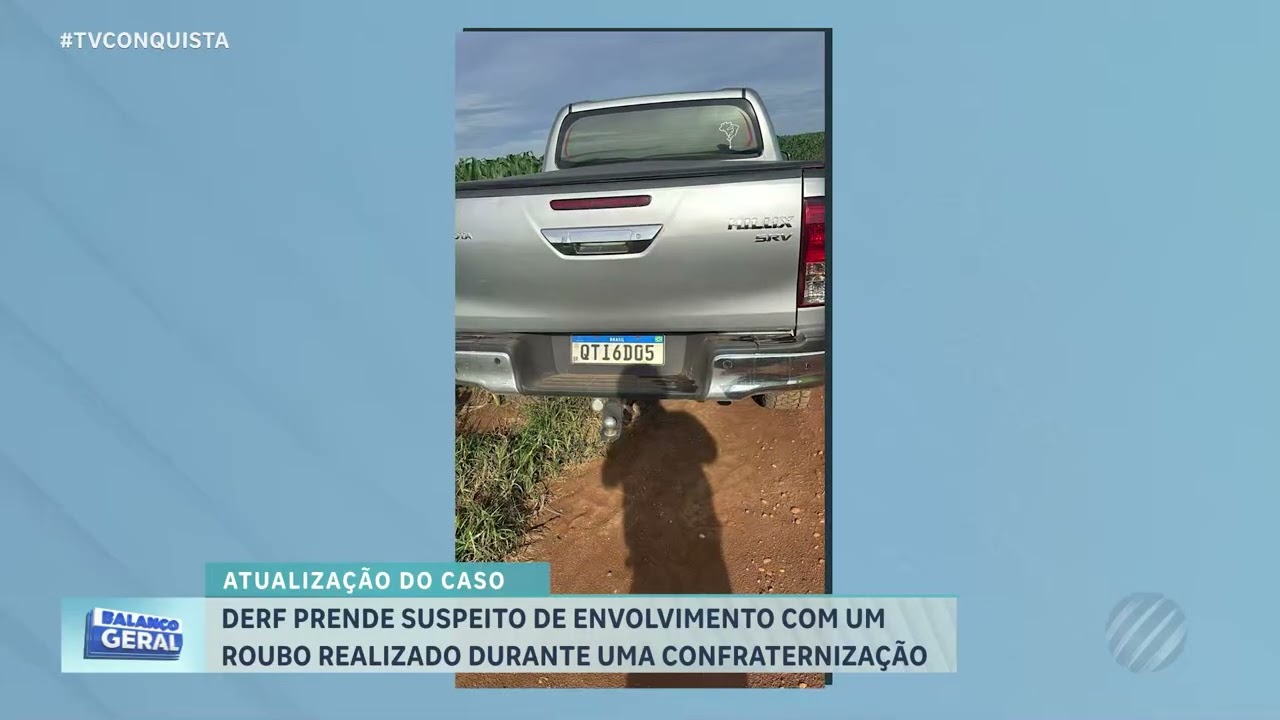 GC DERF prende suspeito de roubo em confraternização de empresários em LRV