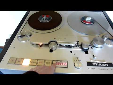 Amazing audio quality from Studer A80; demo with live audio