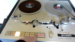 Video thumbnail for Amazing audio quality from Studer A80; demo with live audio by Philip van der Matten