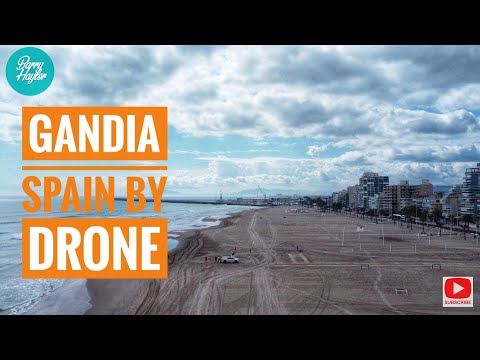 Gandia Spain by Drone