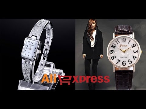 Качественные женские наручные кварцевые часы из Китая (Aliexpress)