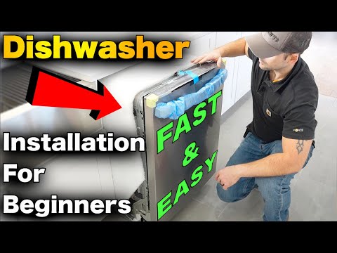 How To Install A Dishwasher - FAST AND EASY - Step By Step Guide