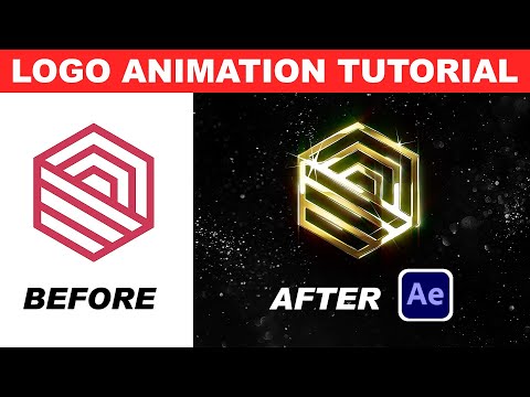 After Effects Tutorial: GOLD/SILVER Particles Logo Animation | Simple way!
