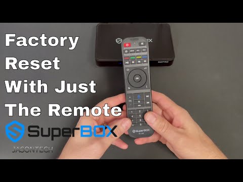 Factory Reset Your SuperBox With Just The Remote