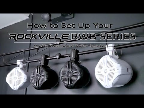 How To Set Up RWB Tower Speakers (RWB65B, RWB65W, RWB70B, RWB70W, RWB80B, RWB80W, RWB90W, RWB90B)