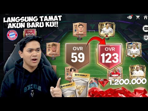 AKU HABISKAN 1,2 JUTA GEMS DI AKUN BARU! GA NYANGKA BISA SEWANGI INI, TAMATT LAGI?!- EA FC MOBILE