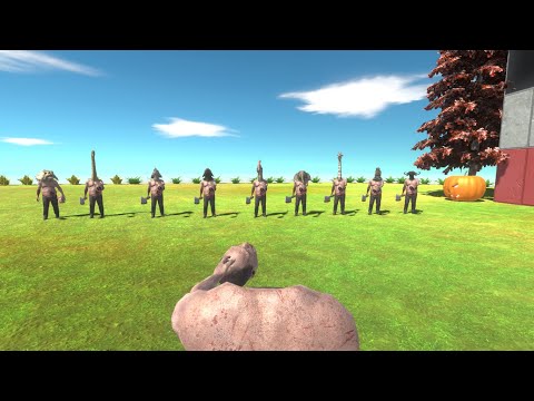5$Head Hulk vs every faction-Animal Revolt Battle Simulator