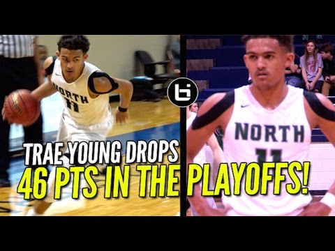 Trae Young Scores 46Pts In The Playoffs! Full Highlights
