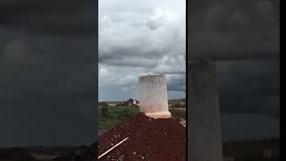 Methane emission from landfill