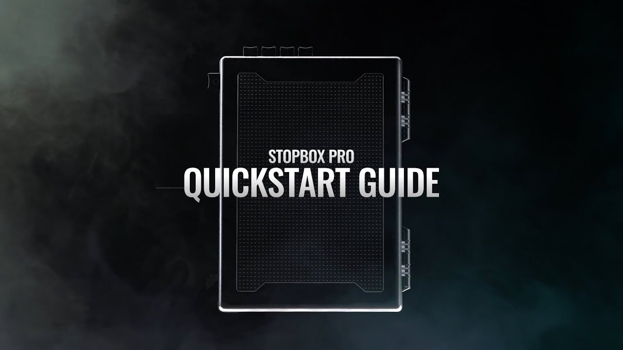 StopBox Pro - Quick Start Guide - 30 Second Version
