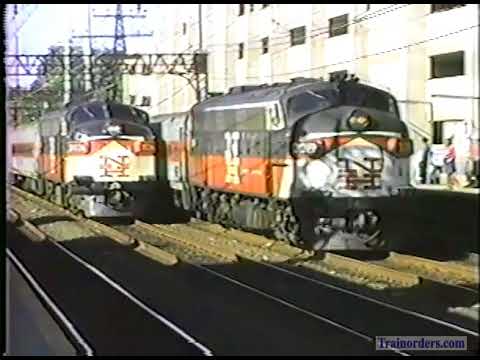 Classic Railroad Series 1210 - FL9 units on ConnDOT at Norwalk 1995