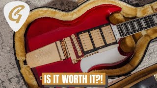 Video thumbnail for Guitar Talk - Epiphone Joe Bonamassa 1963 SG Custom Review by Guitar Talk