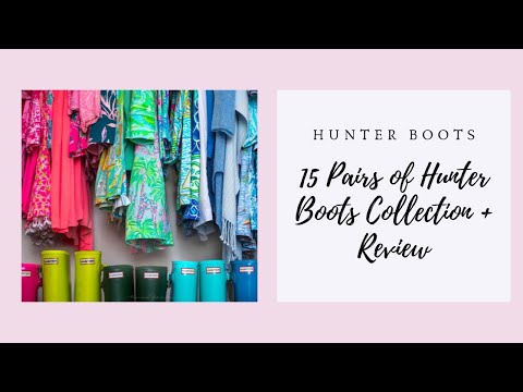 15 Pair Hunter Boot Collection | 15 Pairs of Hunter...