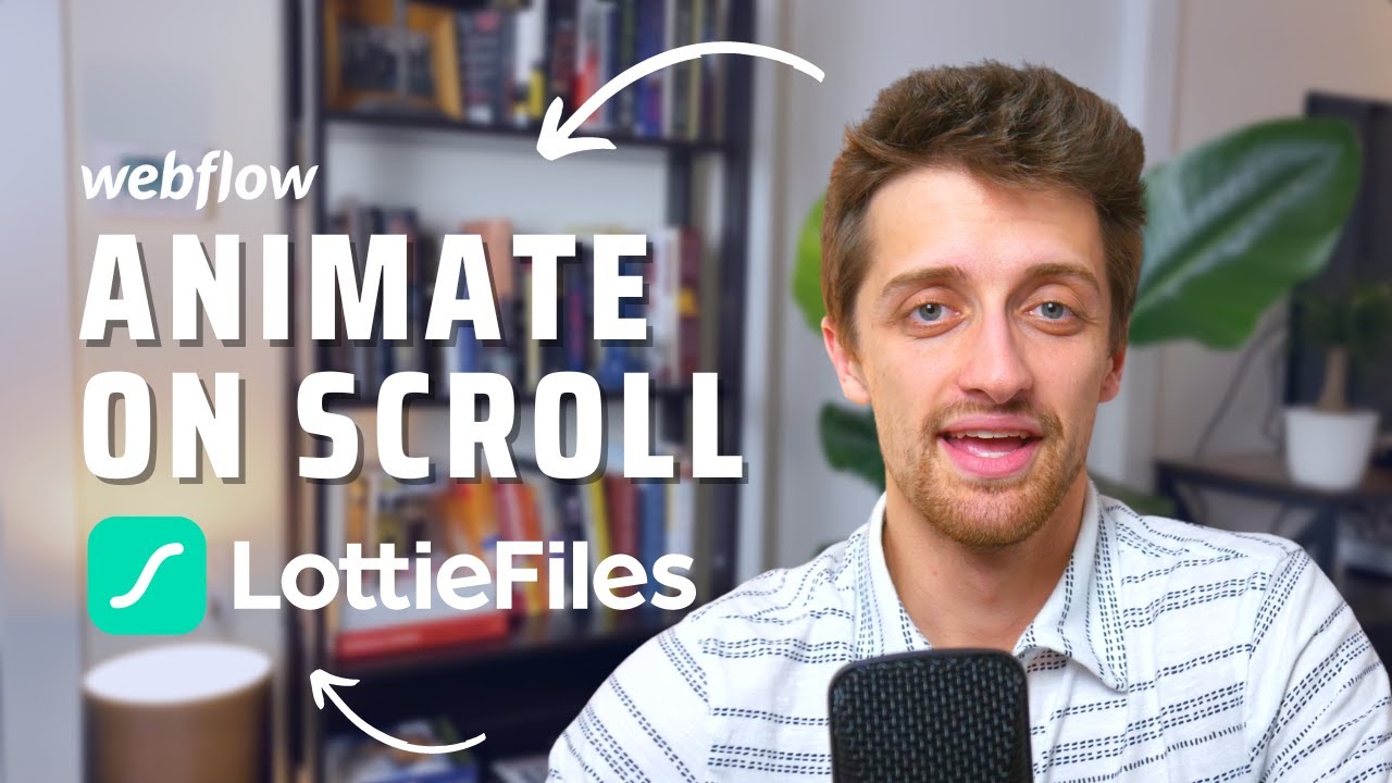 How To Animate On Scroll In Webflow (Lottie File)