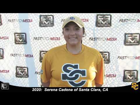 2020 Serena Cadena Power Hitting First Base Softball Skills Video - Ca Suncats