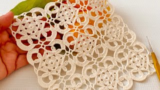 🌟This Amazing Crochet Motif Finishes in 4 Rows🌟 How to Make a Square Pattern for Beginners