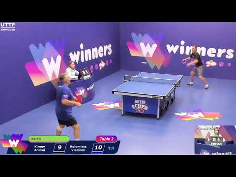 WINners CUP table 2  27.09  Kireev Andrei - Kolomiets Vladimir  14:00