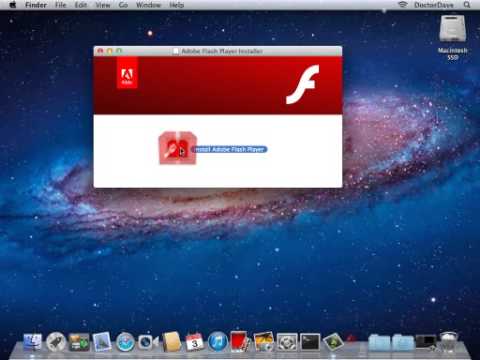 comment installer adobe flash player sur mac os x