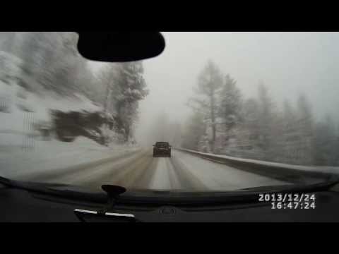 Italy from Bromio to Austria Innsbruck part 1 winter 2013