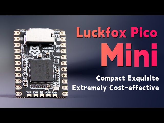 Vídeo relacionado con LUCKFOX-Pico-MAX with Ethernet Port - Mini Linux Development Board with Rockchip RV1106G3 Chip, 256MB Memory, for Robots, Drones and Other Intelligent Equipment Development