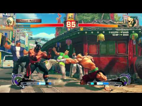 SSF4AE 2012 Online Casuals ( Pt 57 ) cook vs sagat - Max graphics with watercolor effect